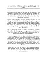 Vì sao không thể dùng nước nóng để tẩy, giặt vết máu?