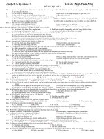 Đề ôn tập TN 12 - Đề 4