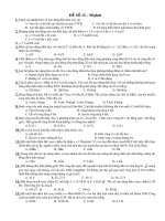 43 câu hỏi TN vật lý 12