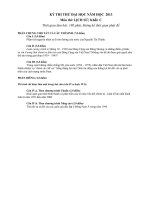 Đề thi thử đại học môn lịch sử - đề 13