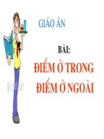 Toán 1: Điểm ở trong, điểm ở ngoài một hình