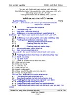 Thiết kế máy ép đùn mặt lốp ôtô