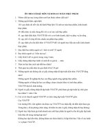 VSATTP-Câu hỏi ôn thi cuối kì