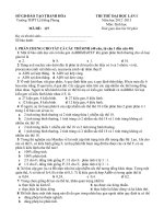 Đề thi thử đại học môn sinh học - đề 10