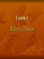 relative clauses