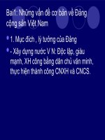 Bài 1: Đối tượng Đoàn