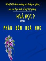 Bai 16. Phan hoa hoc