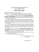 đơn xin việc
