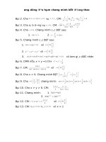 Ứng dụng ĐH cm BĐT