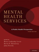 Tài liệu Mental Health Services A Public Health Perspective Third Edition docx