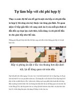 Tài liệu Tự làm bếp với chi phí hợp lý doc