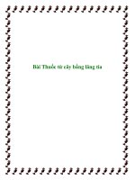 Tài liệu Bài Thuốc từ cây bằng lăng tía pptx