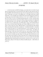 hoàn thiện quy trình quản lý đại lý tại công ty bhnt hà tây