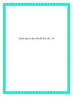 Tài liệu Tuyển tập ca dao chủ đề cảm xúc docx