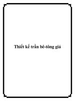 Tài liệu Thiết kế trần bê-tông giả potx