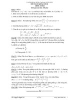 Tài liệu Đề Thi Thử Đại Học Khối A, A1, B, D Toán 2013 - Phần 19 - Đề 14 pptx