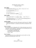 Tài liệu Đề Thi Thử Lớp 10 Toán Học 2013 - Phần 2 - Đề 8 pdf