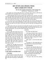 Tài liệu Một số rối loạn cầm máu trong bệnh Lơxemi cấp ở trẻ em docx