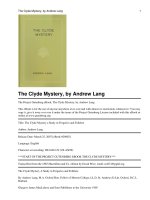 Tài liệu The Clyde Mystery a Study in Forgeries and Folklore doc