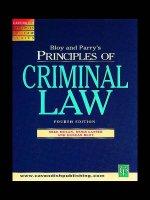 Tài liệu Principles of criminal law 4th edition pptx