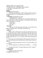 TÍNH đa DẠNG của ACID NUCLEIC