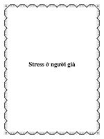 Tài liệu Stress ở người già docx