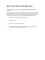 Tài liệu QUY TẮC PHÁT ÂM THỨ HAI ppt