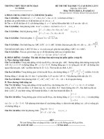 Tài liệu Đề Thi Thử Đại Học Khối A, A1, B, D Toán 2013 - Phần 19 - Đề 16 docx