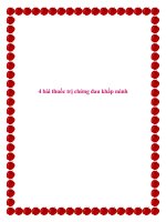 Tài liệu 4 bài thuốc trị chứng đau khắp mình. pptx