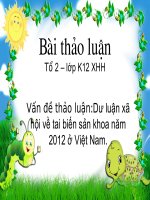 Dư luận xã hội về tai biến sản khoa năm 2012 ở Việt Nam