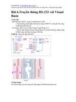 Tài liệu Truyền thông RS-232 với Visual Basic ppt