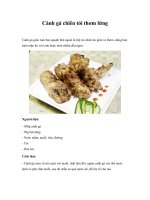 Tài liệu Cánh gà chiên tỏi thơm lừng doc