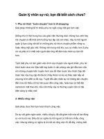 Tài liệu Quản lý nhân sự nữ, bạn đã biết cách chưa? pdf