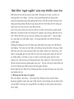 Tài liệu Sai lầm ''''ngớ ngẩn'''' của mẹ khiến con hư doc