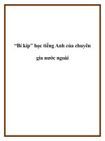 Tài liệu “Bí kíp