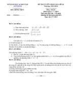 Tài liệu ĐỀ THI TUYỂN SINH VÀO LỚP 10 THPT NĂM HỌC 2013 – 2014 - SỞ GIÁO DỤC VÀ ĐÀO TẠO TỈNH AN GIANG docx