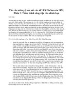 Tài liệu Thám thính công việc của chính bạn doc