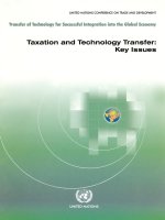 Tài liệu Taxation and Technology Transfer: Key Issues ppt