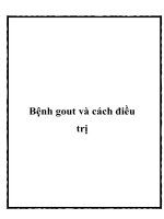 Tài liệu Bệnh gout và cách điều trị ppt