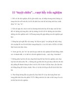 Tài liệu 11 “tuyệt chiêu”…vượt bẫy trắc nghiệm pptx