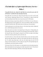 Tài liệu Cấu hình dịch vụ Lightweight Directory Service Phần 3 pptx