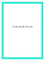 Tài liệu Ca dao dân gian chủ đề cổ tục pptx