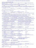 phan loai cau hoi trong cac de thi dai hoc