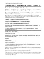 Tài liệu The Duchess Of Berry/Charles X potx