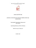 Đảm bảo an toàn bảo mật cho mạng thông tin dữ liệu chuyên dùng