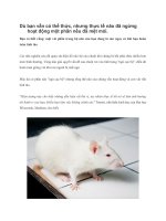 Vài điều hay ho về bộ não