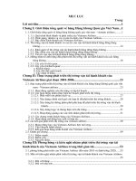 công tác phát triển thị trường vận tải hành khách của vietnam airlines