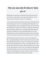 Tài liệu Mệt mỏi mãn tính dễ nhầm là ''''bệnh giả vờ'''' pptx