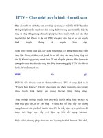 Tài liệu IPTV – Công nghệ truyền hình vì người xem docx