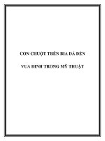 Tài liệu CON CHUỘT TRÊN BIA ĐÁ ĐỀN VUA ĐINH TRONG MỸ THUẬT ppt